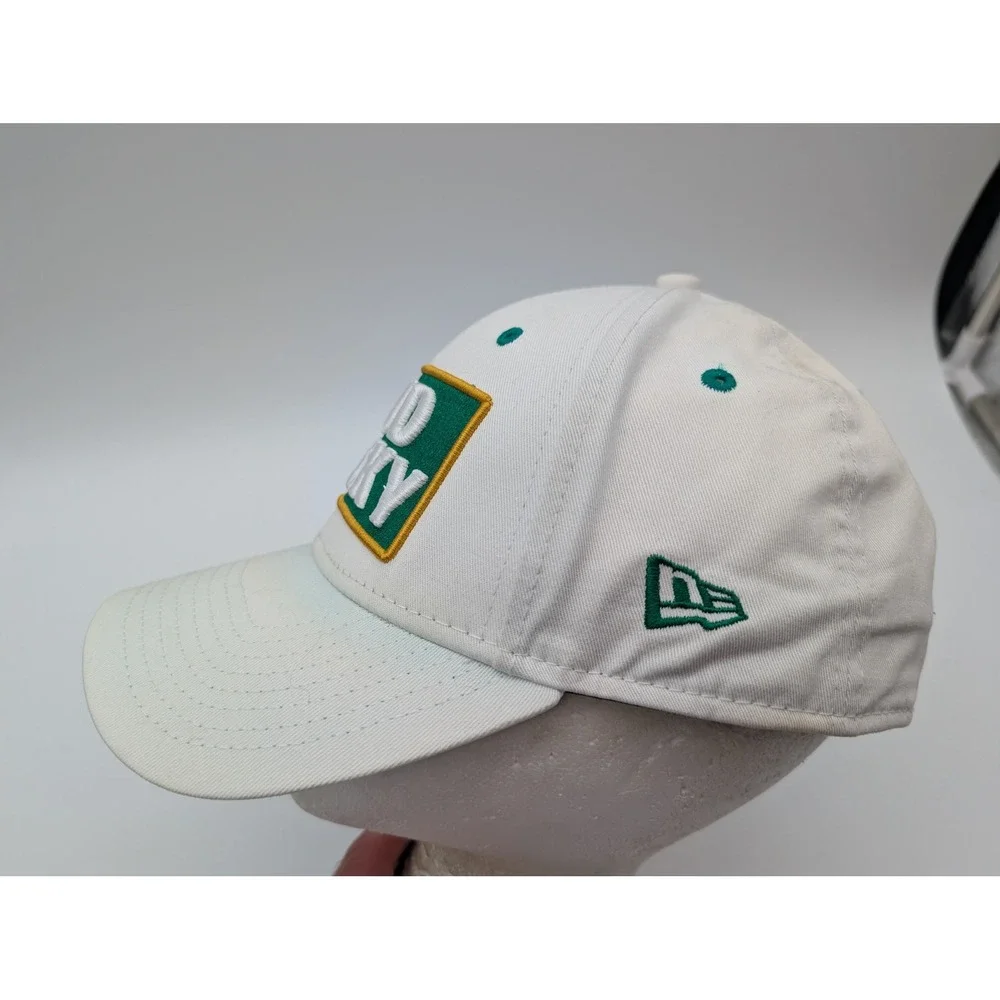 New Era Bud Lucky Snapback Hat White Green Shamrock St Patricks Day Cap